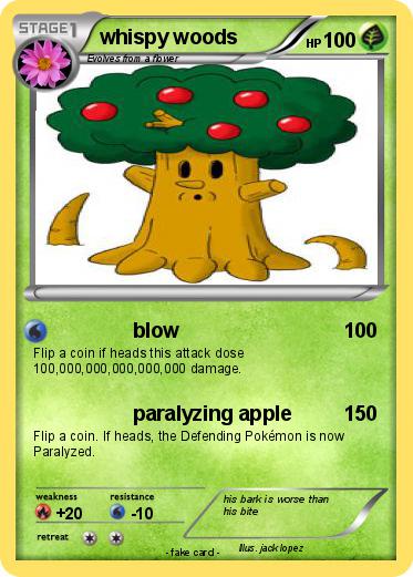 Pokemon whispy woods