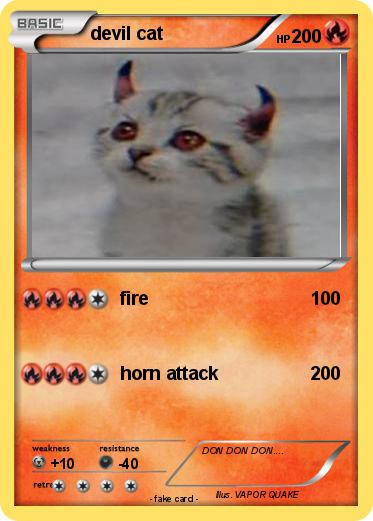 Pokemon devil cat