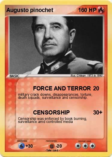 Pokemon Augusto pinochet