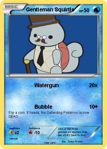 Pokemon Gentleman Squirtle