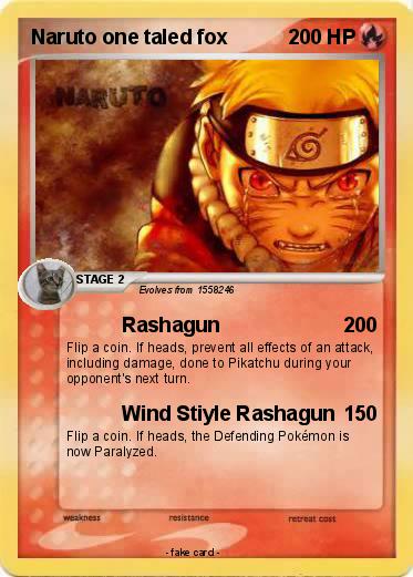 Pokemon Naruto one taled fox