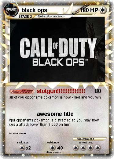 Pokemon black ops