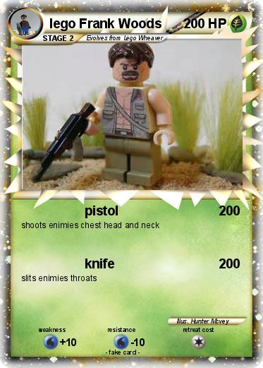 Pokemon lego Frank Woods