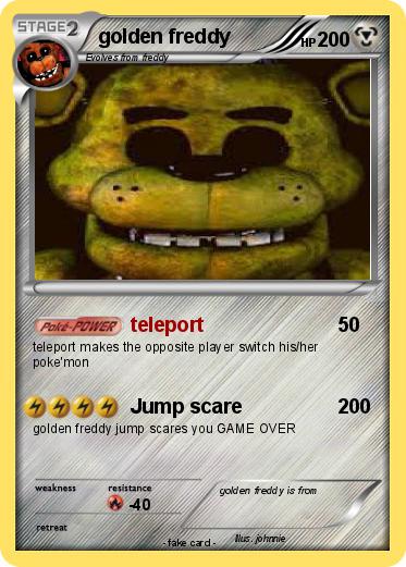 Pokemon golden freddy