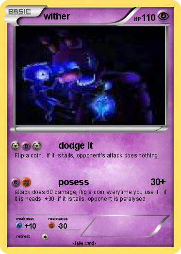 Pokemon wither