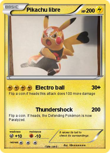 Pokemon Pikachu libre