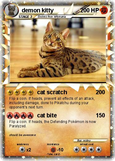 Pokemon demon kitty