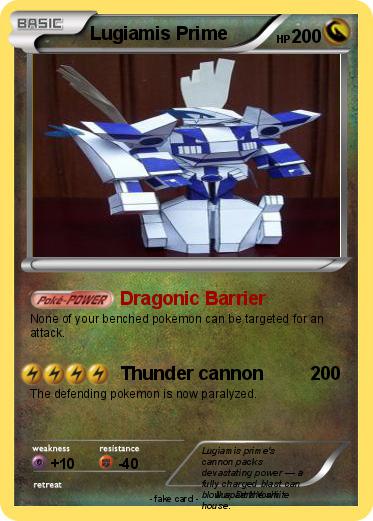 Pokemon Lugiamis Prime