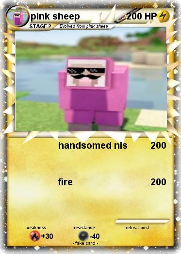 Pokemon pink sheep