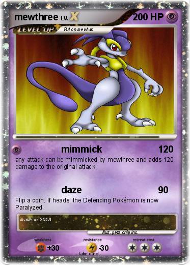 Pokemon mewthree