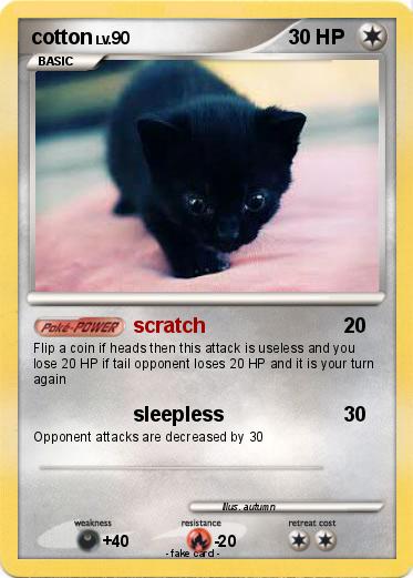 Pokemon cotton