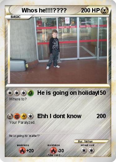 Pokemon Whos he!!!!????