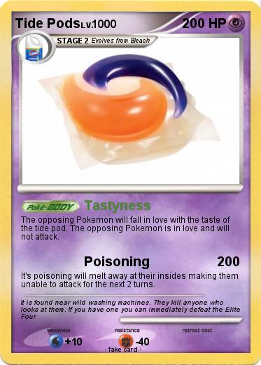Pokemon Tide Pods
