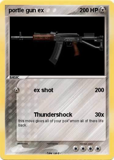 Pokemon portle gun ex