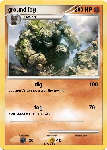 Pokemon ground fog