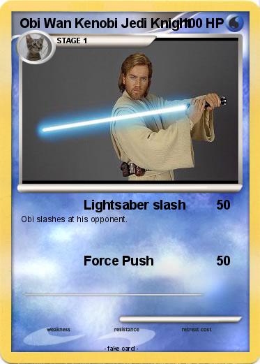 Pokemon Obi Wan Kenobi Jedi Knight
