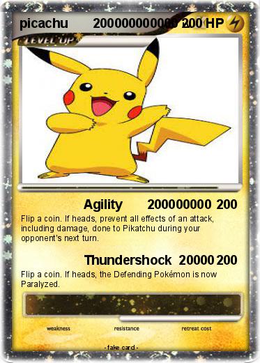 Pokemon picachu       200000000000