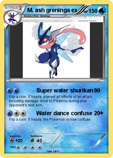 Pokemon M. ash greninga ex