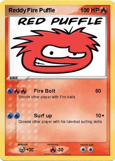 Pokemon Reddy Fire Puffle