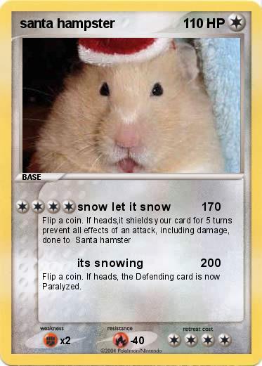 Pokemon santa hampster