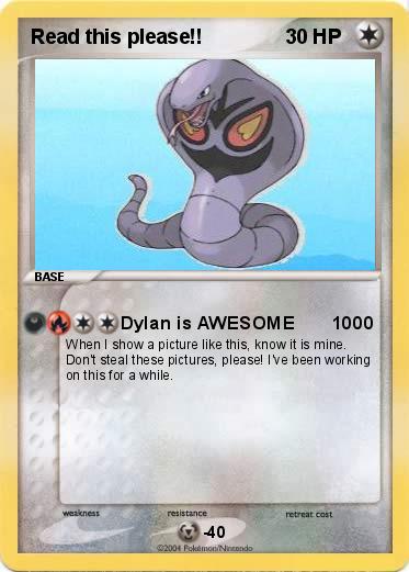 Pokemon Read this please!!