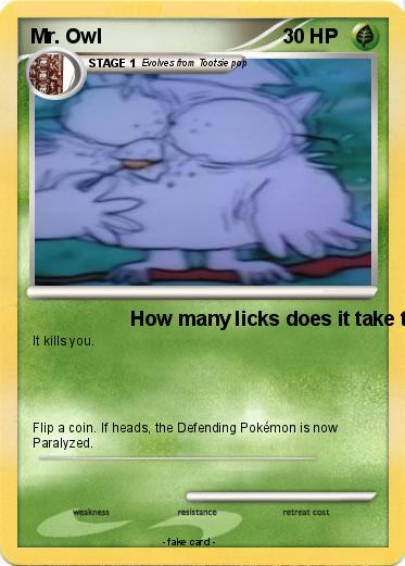 Pokemon Mr. Owl