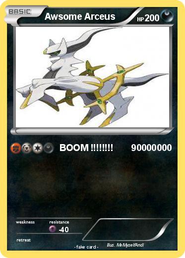 Pokemon Awsome Arceus Pokemon Awsome Arceus