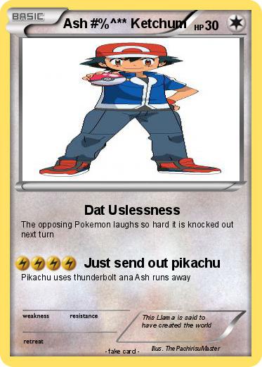 Pokemon Ash #%^** Ketchum