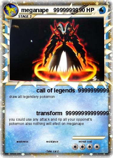 Pokemon meganape   99999999
