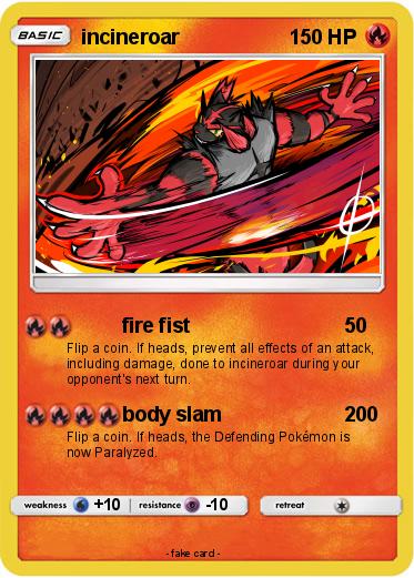 Pokemon incineroar