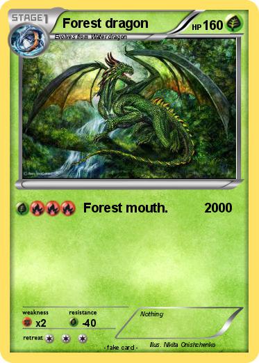 Pokemon Forest dragon