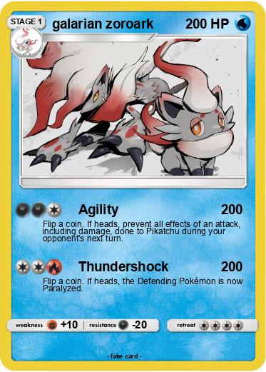 Pokemon galarian zoroark