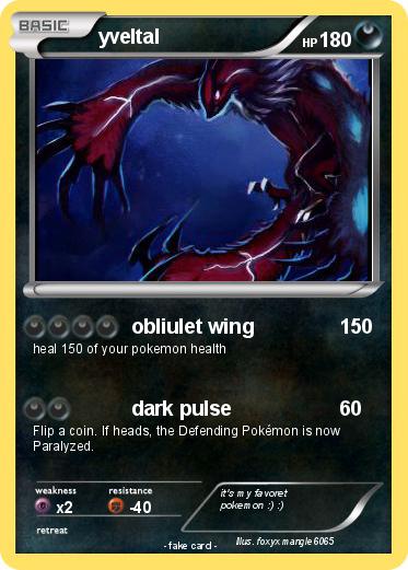 Pokemon yveltal
