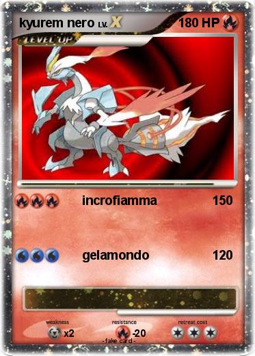 Pokemon kyurem nero