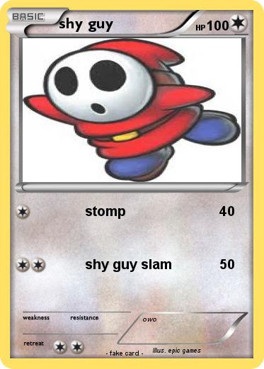 Pokemon shy guy