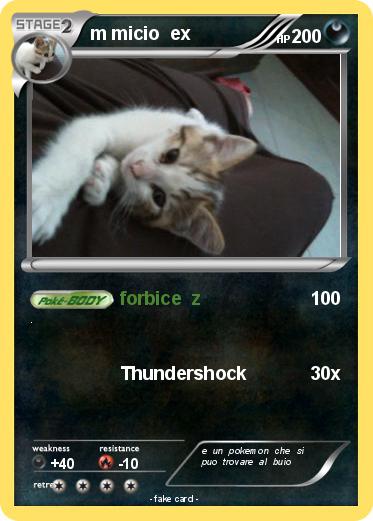 Pokemon m micio  ex