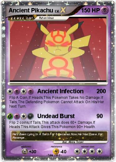 Pokemon Ancient Pikachu
