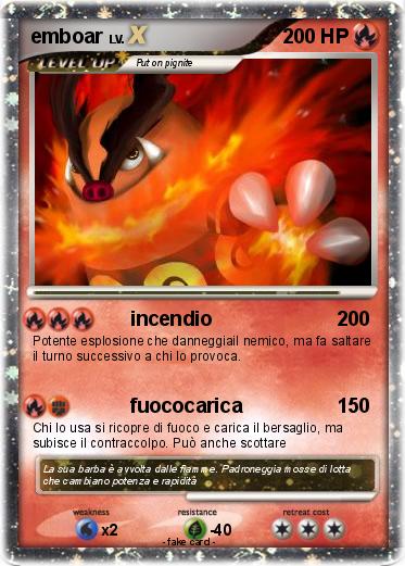 Pokemon emboar