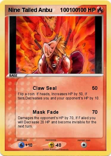 Pokemon Nine Tailed Anbu     100100