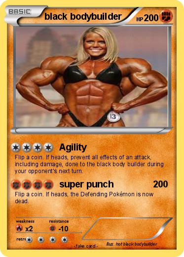 Pokemon black bodybuilder