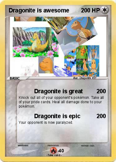 Pokemon Dragonite is awesome