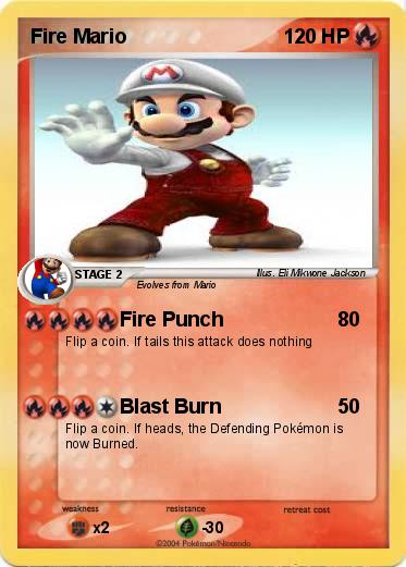 Pokemon Fire Mario