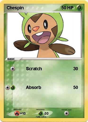 Pokemon Chespin