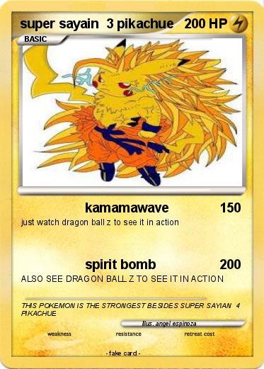 Pokemon super sayain  3 pikachue