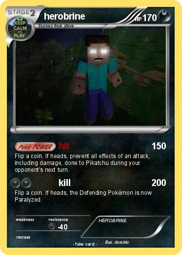 Pokemon herobrine
