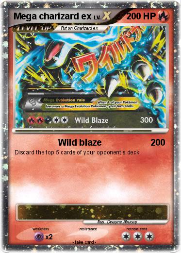 Pokemon Mega charizard ex
