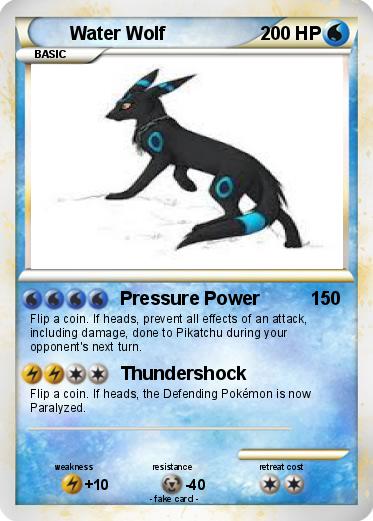 Pokemon Water Wolf