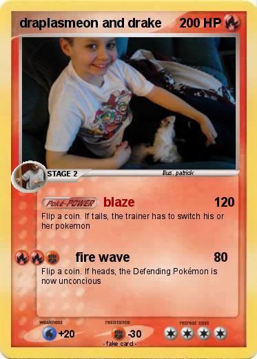 Pokemon draplasmeon and drake
