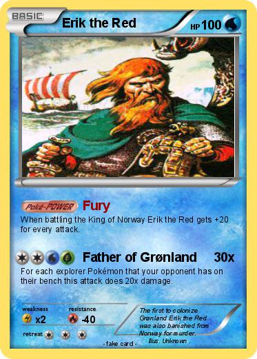 Pokemon Erik the Red Pokemon Erik the Red