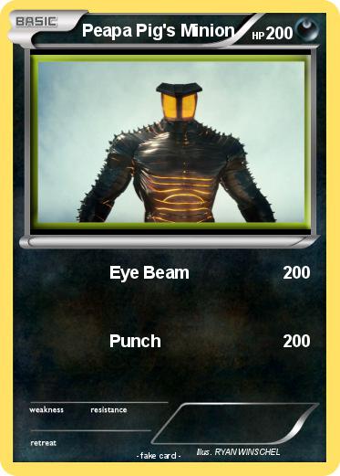 Pokemon Peapa Pig's Minion